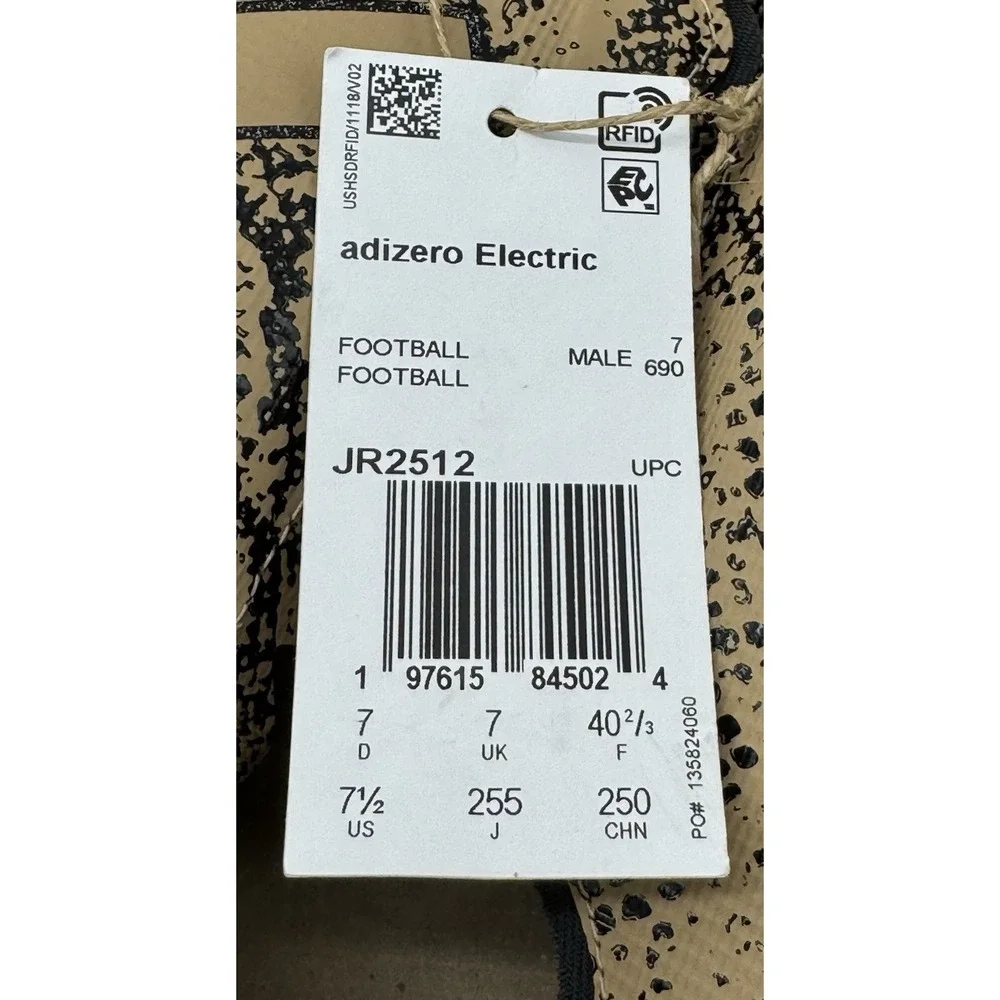 Adidas Adizero Electric 2 7v7 Death Adder Size 7.5‎ JR2512
